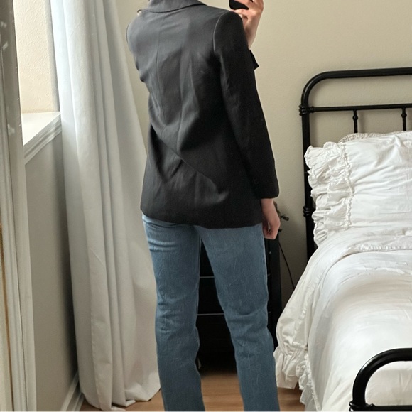 Everlane linen blend oversized blazer size 2 - Picture 12 of 14